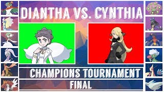 Final! Cynthia vs. Diantha (Pokémon Sun/Moon) - Champions Tournament/Final