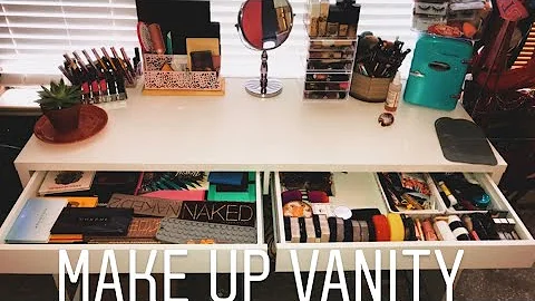 explore my make up vanity  | Brianna Barrera