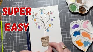 Easter Egg Tree Sui Gouache