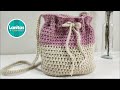 Bolso TEJIDO a CROCHET paso a paso puntos basicos | Lanitas y Colores