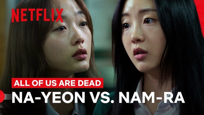 Netflix - In 📺 All of Us Are Dead, a group of students