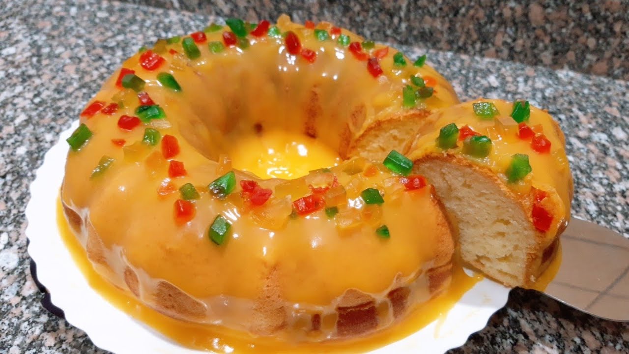 كيكة البرتقال الرهيبة ريحتها جايبة أخر الشارع من جمالها 👍