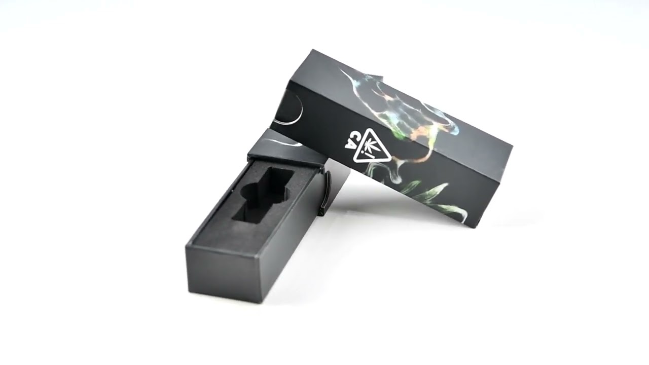 Child Resistant Vape Cartridge Box with Shaped EVA Foam Insert
