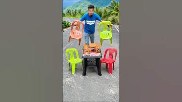 4 Ta Chair and 1 Table | Playgro Rectangle Table & Chair 😊