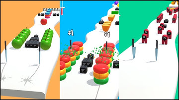 Slice Run! Very Satisfying and Relaxing ASMR Gameplay @TapTapSlicing @KugoGames