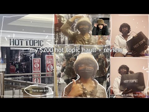 my $200 hot topic haul! ✦