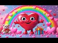 Toddler Song About Heart ❤️ | Learn Shapes with Happy Heart | TinyJoy Time Kids Video