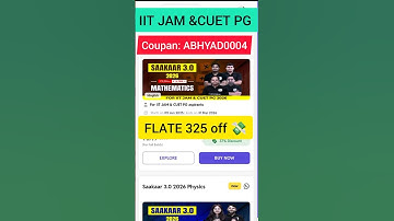 iit jam & CUET PG  pw discount coupon code 2026 : #pwcoupancode  #pw  @PWIITJAMCSIRNET