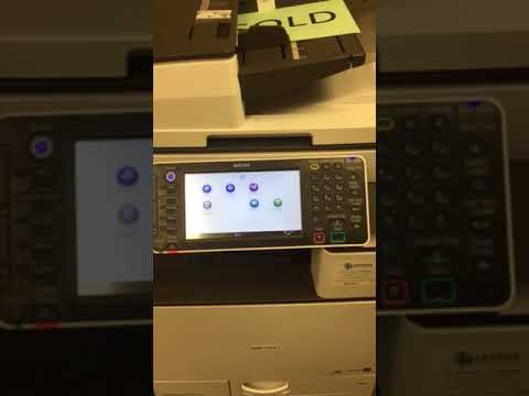 Finding the IP Address on your Ricoh