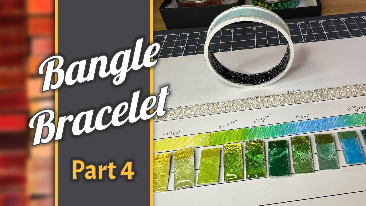 Tutorial Decoupage Bangle Bangle Bracelet Tutorial - Part 4 - YouTube