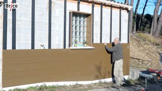 Poser un bardage durable sur une façade - Tuto bricolage avec Robert