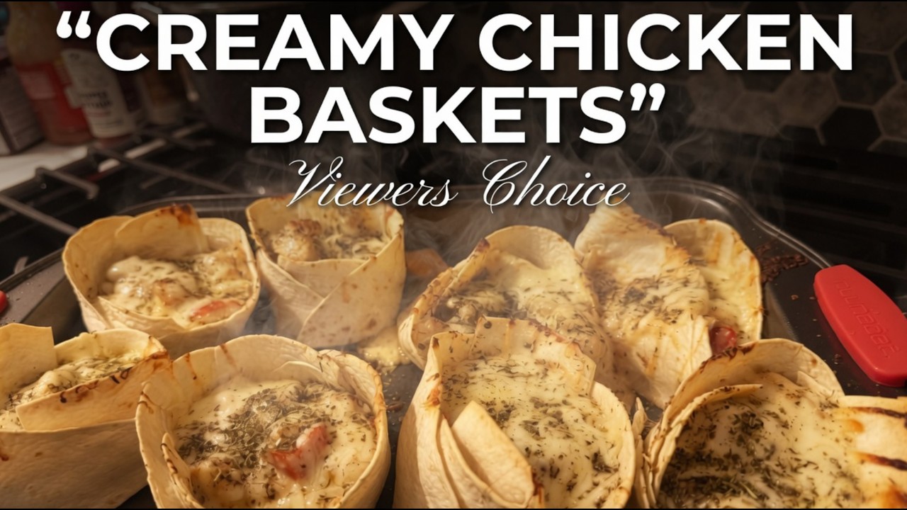 Creamy Chicken Baskets - Viewer Requested!