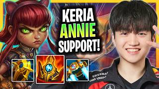 T1 KERIA TESTS ANNIE SUPPORT IN HIGH ELO! | T1 Keria Plays Annie Support Patch 26.11