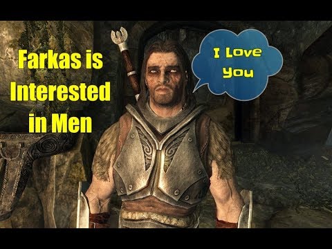 Skyrim Cheat: Farkas as follower without Harbinger 
