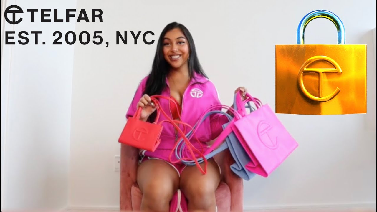 ⁣“Telfar Review  - Telfeezy Bag / Telfar Bag Unboxing + ASMR“