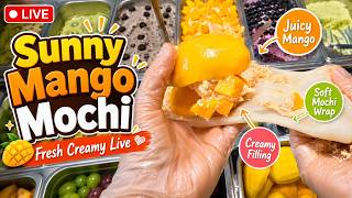 Fresh Fruit Mochi 🥭 Sunny Mango & Creamy Dessert Making - Street Food live POV 13-7-2026 screenshot 5