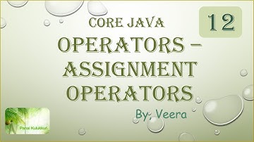Core JAVA - Assignment Operators