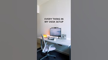 My Ultra Clean Desk Setup. Full video is on #desksetup #homeoffice