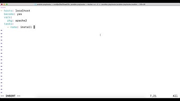 Using Ansible Variables in a playbook