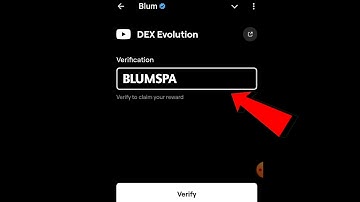 DEX Evolution Blum Code | Blum Code DEX Evolution | Blum Youtube Video Code
