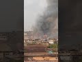 Fire outbreak at Kumasi Anloga Junction Jongo area.