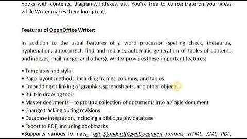 2003, Unit4.1, Office Tools- The Writer interface