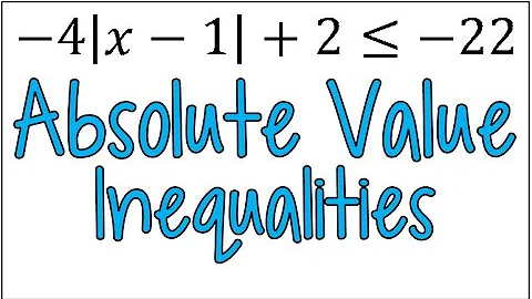 Absolute Value Inequalities Explained in Step-By-Step Example