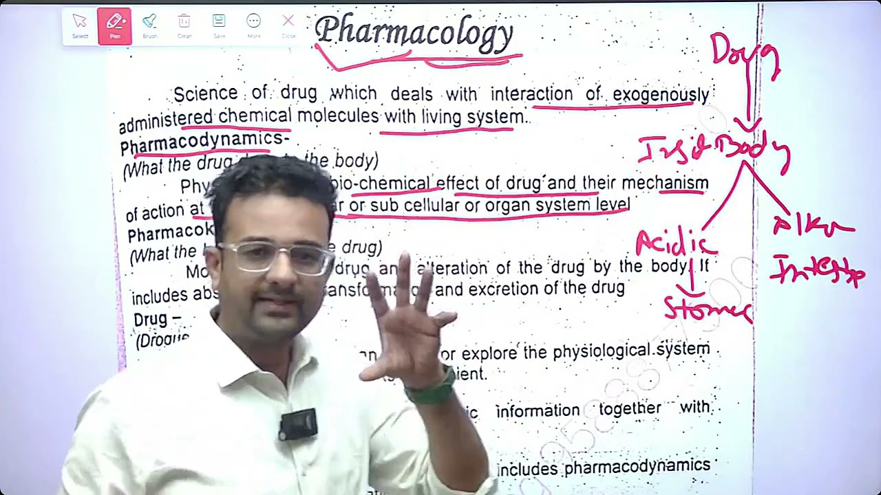 Pharmacology basics by Dr vinay sir