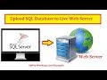 Easily Upload Local SQL Database to Live Web Server (Hosted SQL Server) | Hindi | Free Online Class