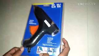 Unboxing and reviw new hot melt glue gun