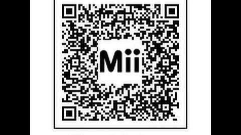 The QR Code Of My Mii