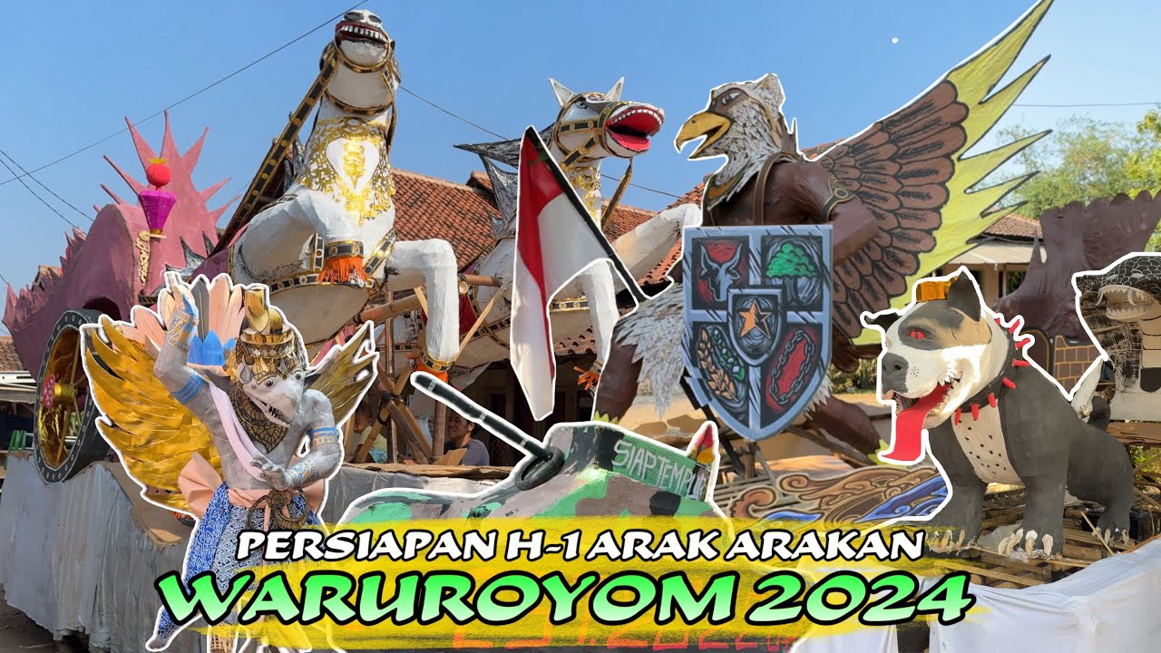 Persiapan H-1 Arak Arakan Desa WARUROYOM 2024 | Depok Cirebon