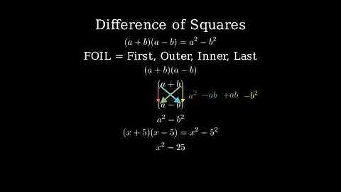 How to simplify binomial multiplication using the difference of squares