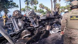 #SegundaEmisión | Dos muertos tras accidente e incendio de tanquero en el Malecón #SegundaEmisión | Dos muertos tras accidente e incendio de tanquero en el Malecón