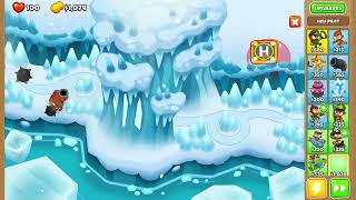 Bloons TD 6  Glacial Trail  Hard  Attempt