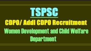 Tspsc Cdpoacdpo Recruitment, Hall Tickets Download, Degree College Principal Posts Rejected List