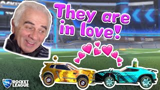 My 60-Year Old Dad Reacts to Insane Rocket League Shots