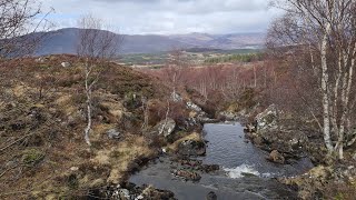 Near Dalwhinnie To Kingussie via "Phones" 15 mile hike (Cally march 2025)  ...Scotland....2025....