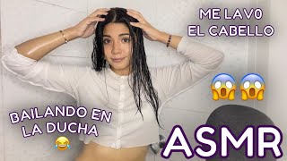 ASMR ESPAÑOL / Asmr PERO LAVÁNDOME EL CABELLO / ME doy un B4Ñ0 screenshot 4