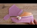 Следки «Розовая нежность» спицами | Knitted Slippers «Pink tenderness»