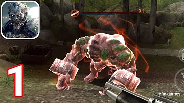 Zombie Fire 3D - Gameplay Walkthrough Part 1 Mission 1 - 10 Tutorial ( iOS, Android )