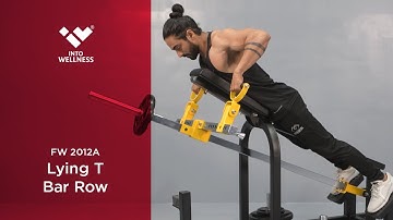 Strengthen Your Back Using FW 2012A Lying T-Bar Row by Into Wellness/Realleader USA