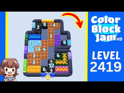 Color Block Jam Level 2419 walkthrough video preview