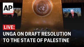 LIVE: U.N. debates after approving resolution granting new rights to the state of Palestine