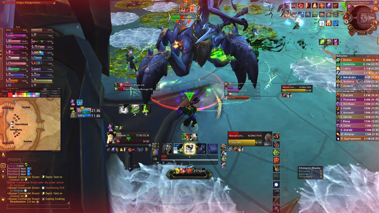 Terped out - Mythic Abyssal Commander - Prot Warrior POV