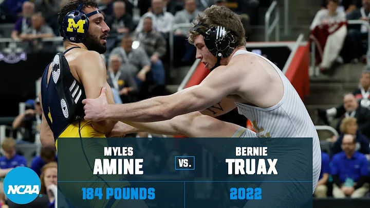 Myles Amine vs. Bernie Truax: 2022 NCAA wrestling ...