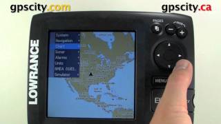 Lowrance Elite 5 DSI Video Manual - Adjusting GPS heading settings