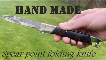 Spear point slip joint folding knife part 1:2