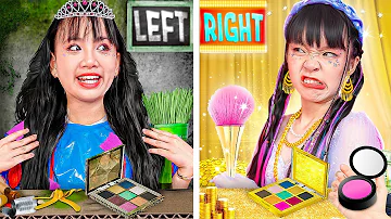 Left Or Right? Baby Doll With Suzy Joins Dress Up Challenge | Baby Doll And Mike