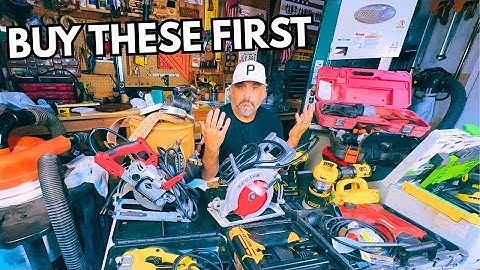 The Only  Tools You Actually Need To Start Woodworking!